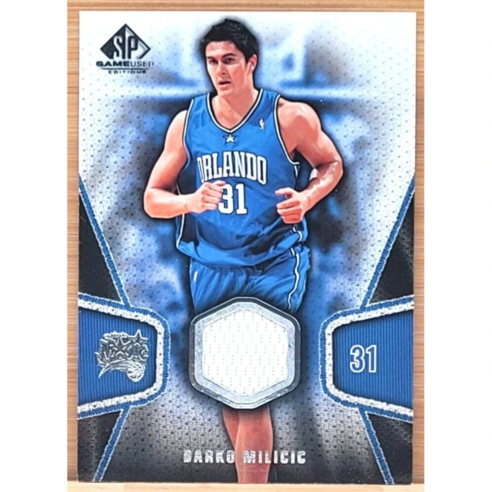 2007-08 SP GAME USED DARKO MILICIC‎ GAME USED JERSEY ORLANDO MAGIC